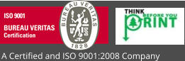 A Certified and ISO 9001:2008 Company